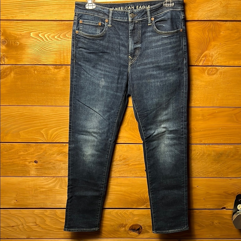 American Eagle Men’s Ne(x)t‎ Level Slim Straight 33x32 Jean Casual straight Blue